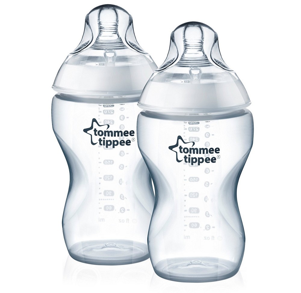 Kojenecké láhve Tommee Tippee C2N 2ks transparentní 340ml