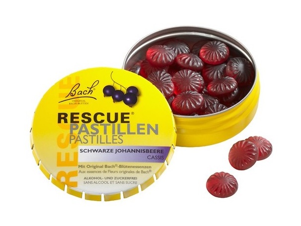 Bachovy Esence Rescue pastilky černý rybíz 50g