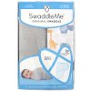 Summer Infant SwaddleMe zavinovačka 2ks zvířátka z džungle/šedá