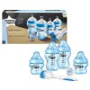 Tommee Tippee sada kojeneckých lahviček C2N s kartáčem a šidítkem modrá (2)