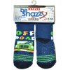 BeSnazzy protiskluzové ponožky pro zdravé lezení a první krůčky chlapecké (modré offroad)