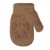 BeSnazzy pletené dětské rukavičky zateplené s obrázkem dívčí