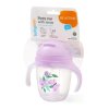 BabyOno netekoucí hrneček s brčkem a závažím, 240ml růžový (3)