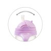 BabyOno netekoucí hrneček s brčkem a závažím, 240ml růžový (1)
