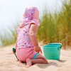 Splash About letní dětská čepice pirát s kšiltem a UV filtrem 50 dívčí zvířátka (5)