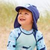 Splash About letní dětská čepice pirát s kšiltem a UV filtrem 50 chlapecká velryba (2)