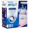 Philips Avent Kojenecká láhev Classic+ 260ml - 2ks růžové