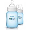 Philips Avent Kojenecká láhev Classic+ 260ml - 2ks modré