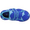 Playshoes neoprenové boty do vody pro děti modré Veselý žralok (2)