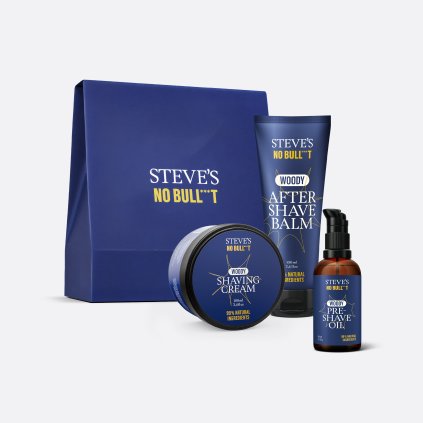 STEVES Shaving Trio Box set sede