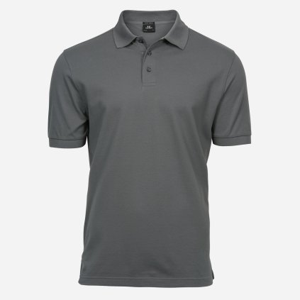 Sivá pánská polokošeľa