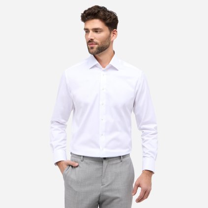 Biela Moder fit košeľa ETERNA Cover Shirt (2)
