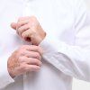 Bílá cover shirt pánská košile ETERNA Slim fit (2)