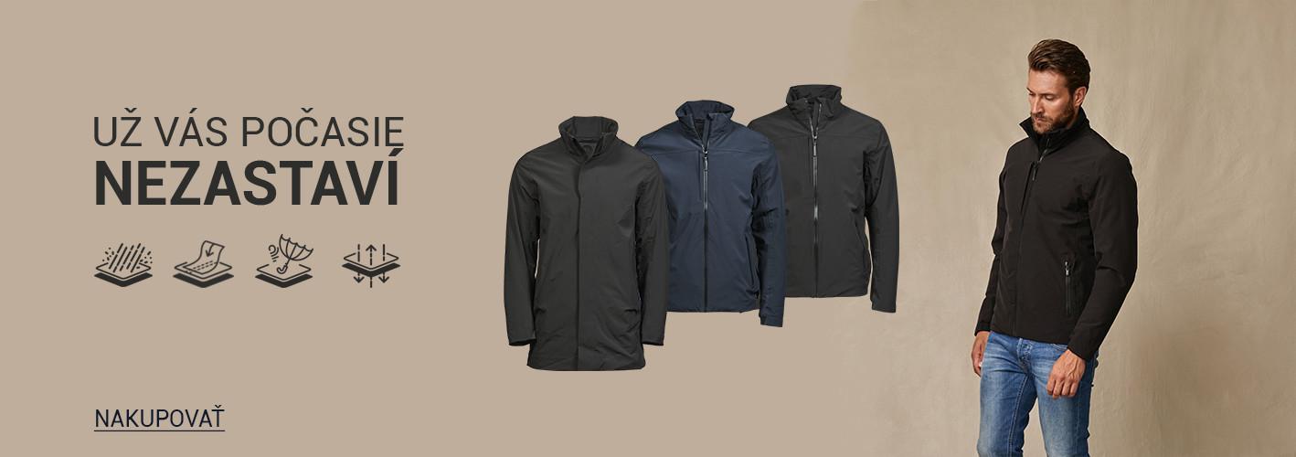 Nepremokavé bundy a kabáty