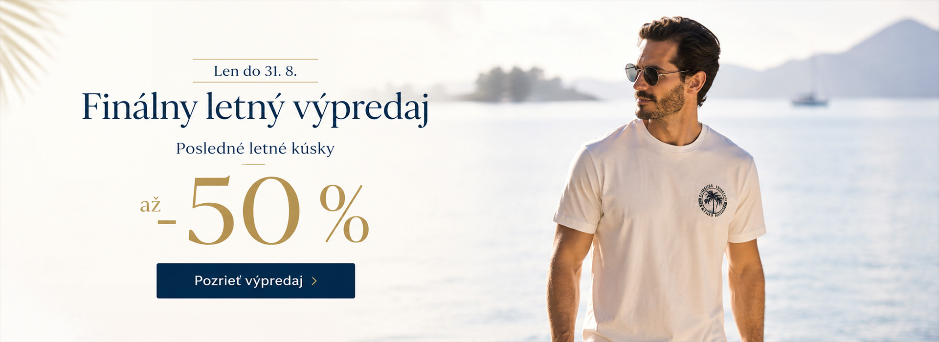 Finálny letný výpredaj posledných kúskov pánskeho oblečenia