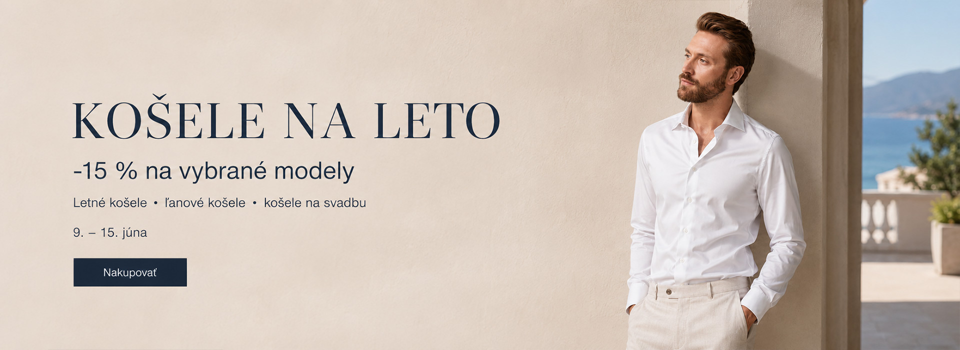 Pánske košele na leto, na svadby