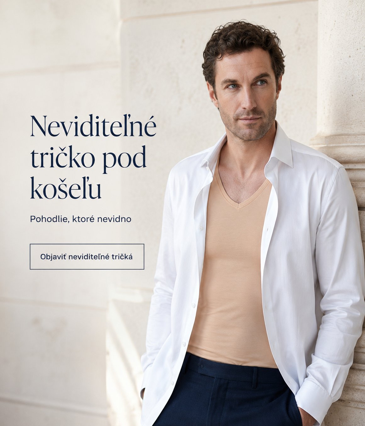 Tričká a tielka pod košeľu