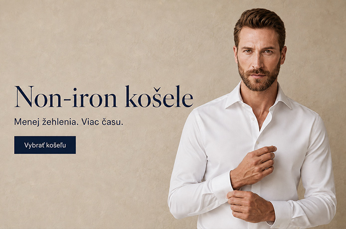 Non-iron pánske košele, ktoré netreba žehliť