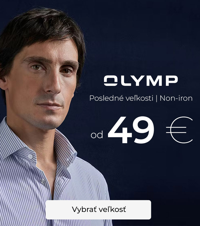 OLYMP pánske košele od 49 € - non-iron košele najvyššej kvality