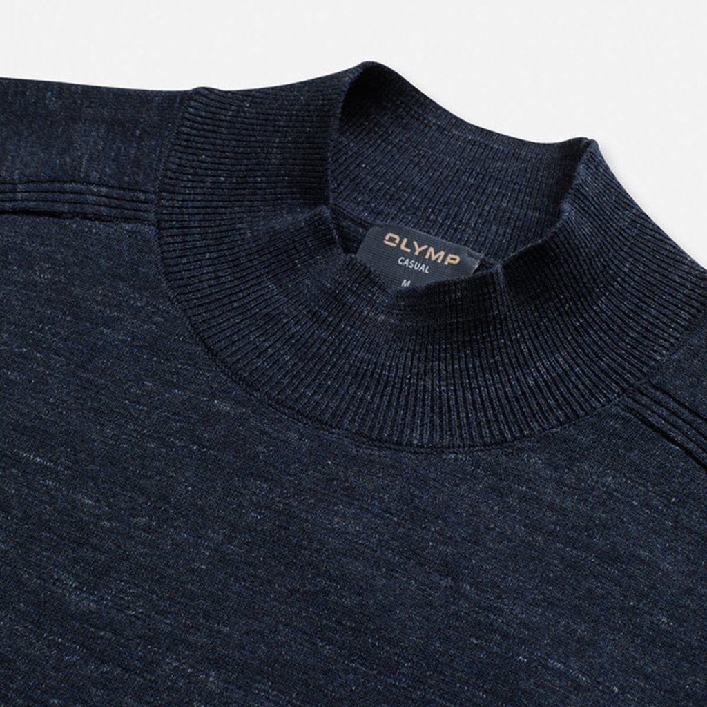 Tmavomodrý turtleneck OLYMP