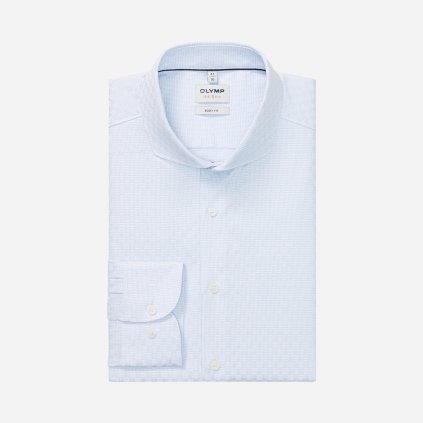 Svetlomodrá košeľa OLYMP Body fit (5)