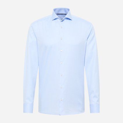 Modrá slim fit košeľa ETERNA Cover Shirt (3)
