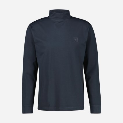 Modré rolákové tričko LERROS (2)