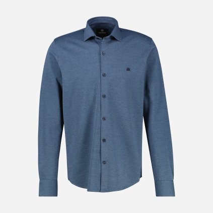 Modrá jersey košeľa LERROS (8)