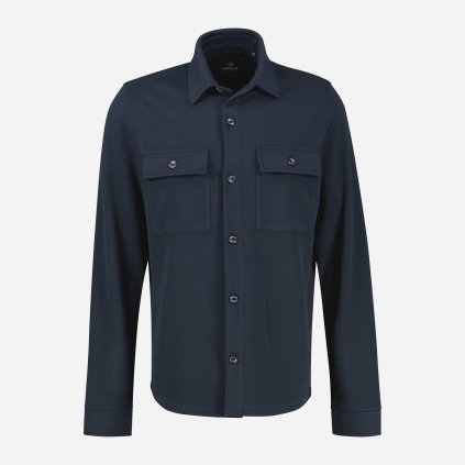 Tmavomodrá košeľová bunda LERROS (2)