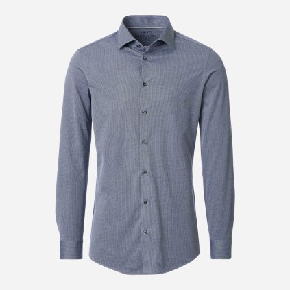 Modrá košeľa VENTI Jersey Flex (3)