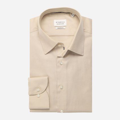 ETERNA béžová košeľa Modern fit (2)