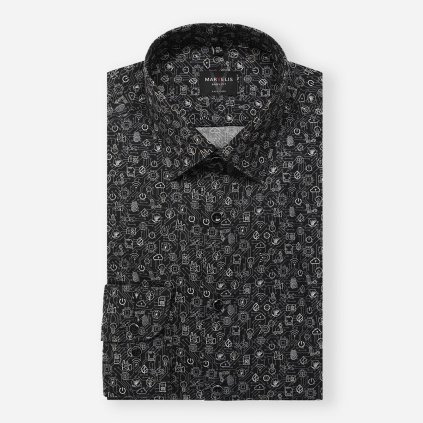 Čierna košeľa Marvelis (2)
