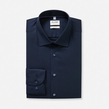 Tmavomodrá košeľa OLYMP (4)