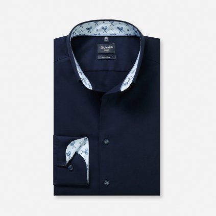 Tmavomodrá košeľa OLYMP (3)