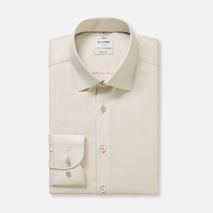 Béžová košeľa OLYMP (6)