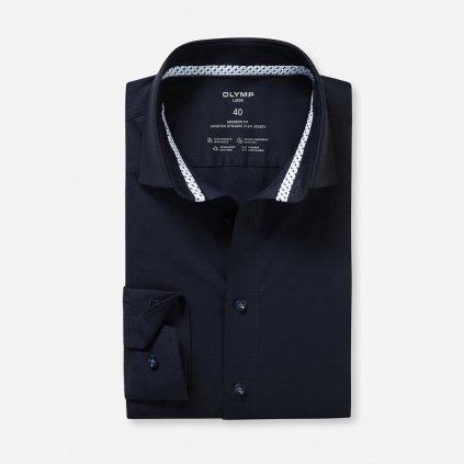 Modrá košeľa OLYMP Luxor, 24seven (4)