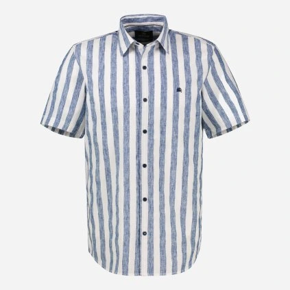 Modrá prúžkovaná košeľa LERROS (4)