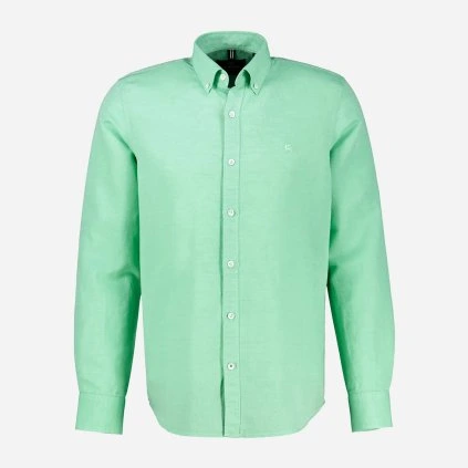Zelená ľanová košeľa LERROS (4)