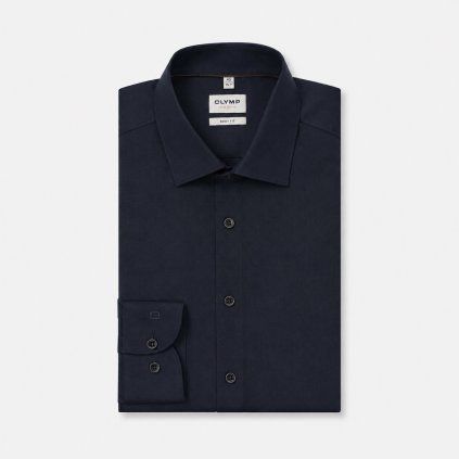 Navy modrá košeľa OLYMP, Body fit (3)