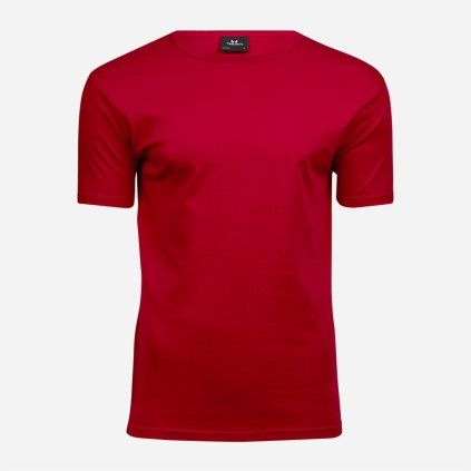 TEE JAYS červené pánske tričko Interlock (1)