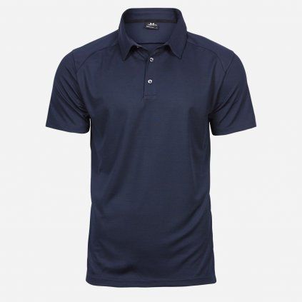 Tmavomodrá športová polokošeľa Premium  Tee Jays