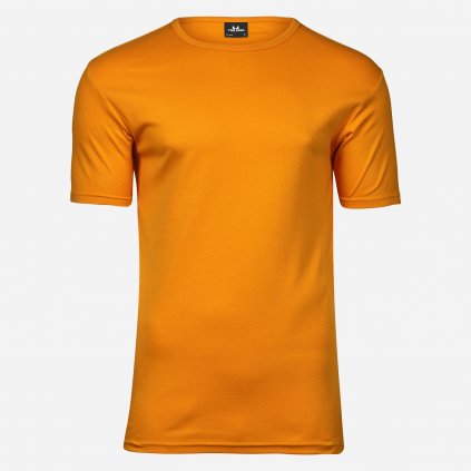 Oranžové extra slim fit tričko