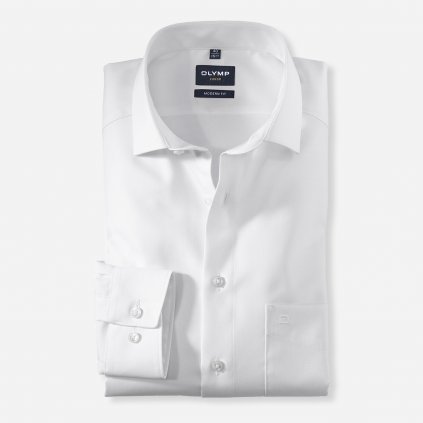 Biela košeľa OLYMP Luxur Modern fit