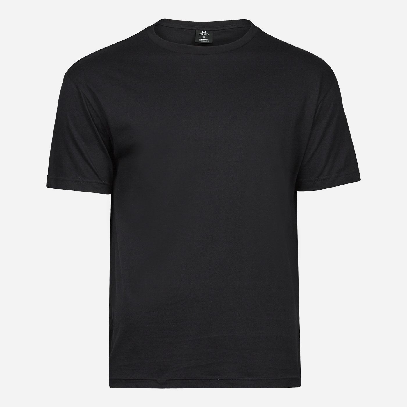 Tee Jays Čierne soft tričko Veľkosť: M