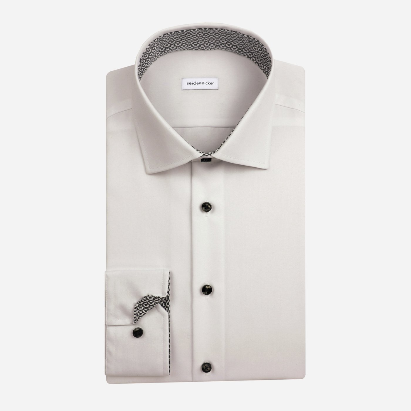 Biela pánska košeľa, Non-iron, Extra Slim fit  Seidensticker Veľkosť: 38 (S)