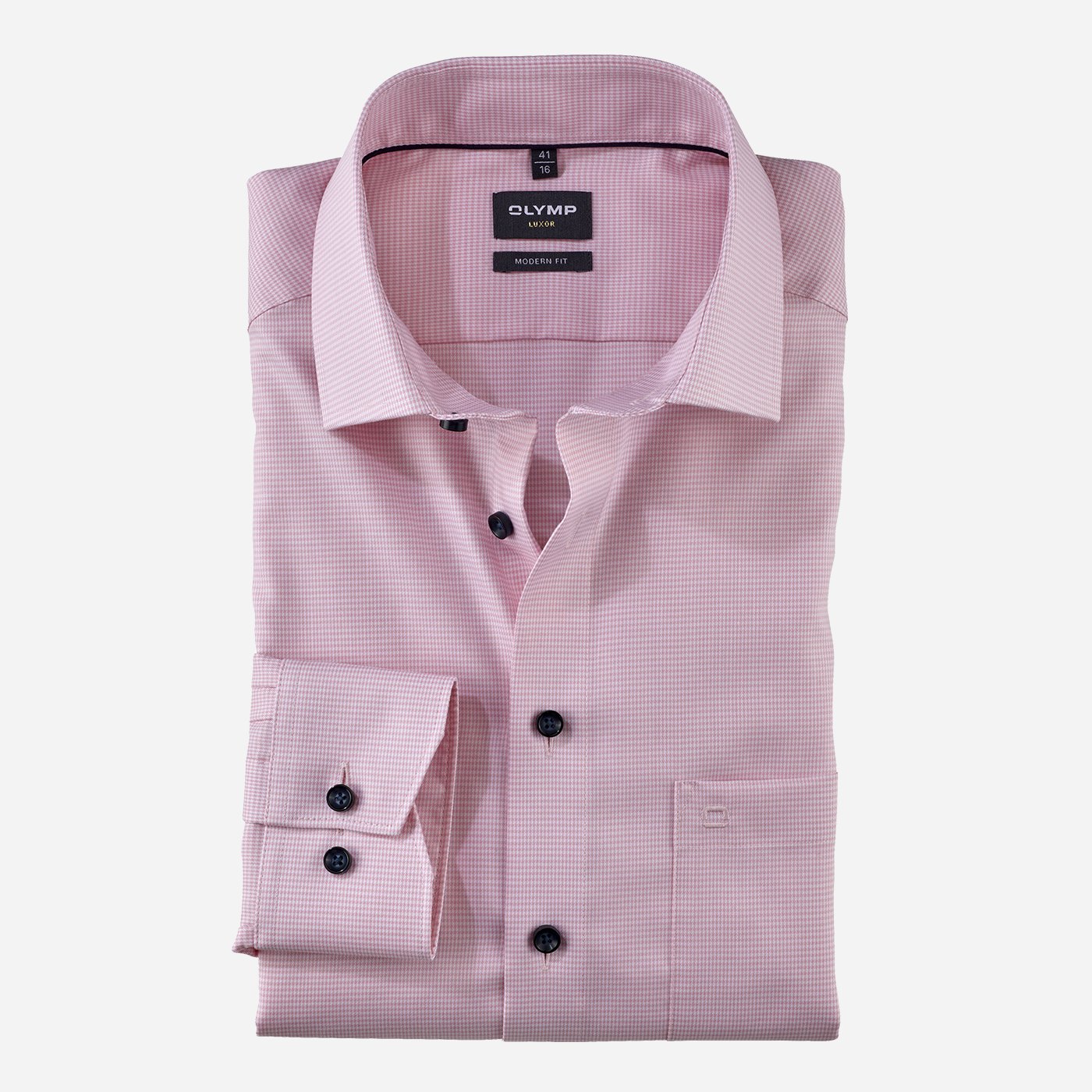 Pánska košeľa OLYMP Luxor, Modern fit  OLYMP Veľkosť: 44 (XL)