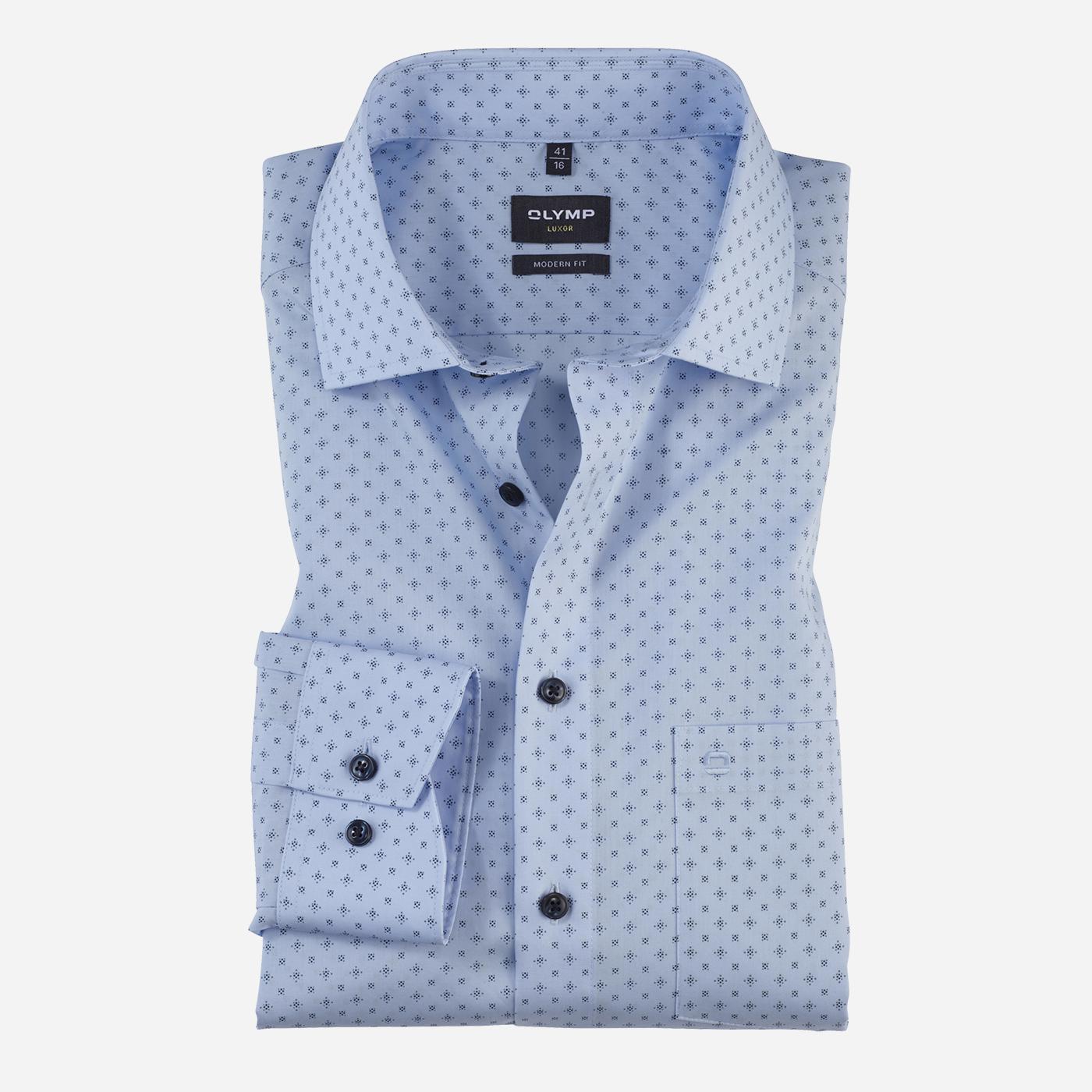 Pánska košeľa OLYMP Luxor, Modern fit  OLYMP Veľkosť: 44 (XL)