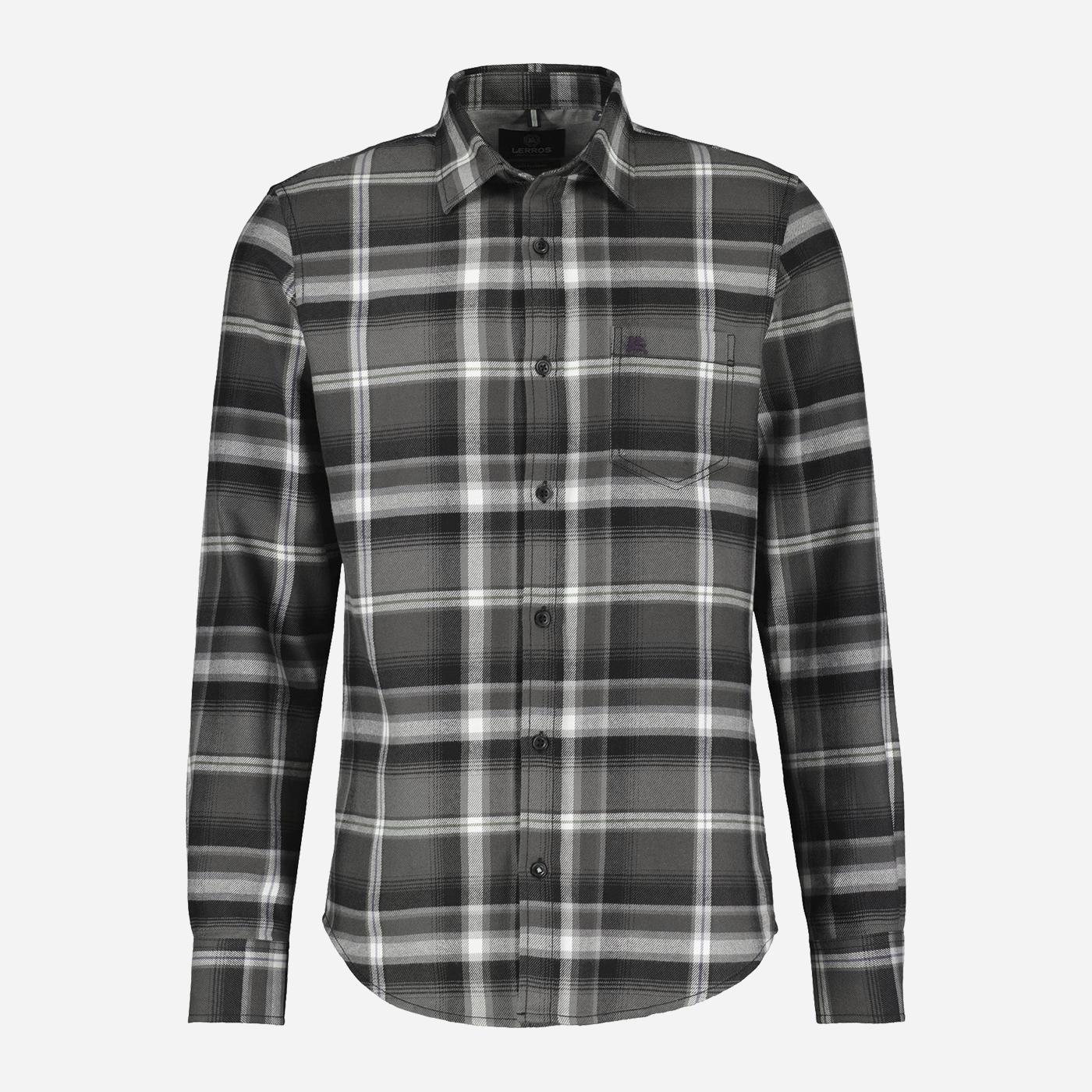 Károvaná pánska košeľa  LERROS Veľkosť: XXL