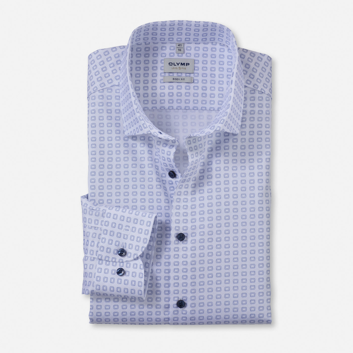 Pánska košeľa OLYMP Level Five, Body fit  OLYMP Veľkosť: 42 (L)