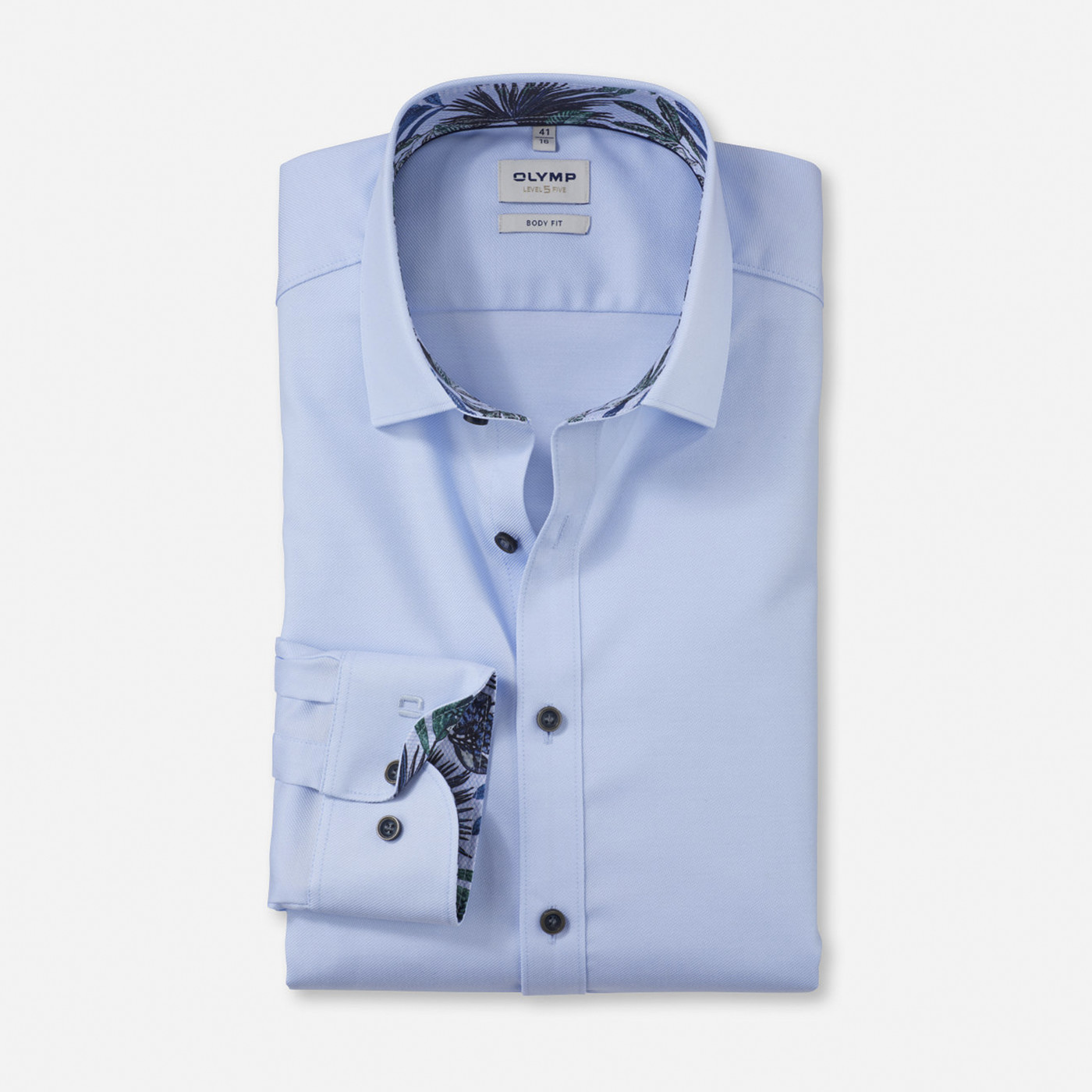 Pánska košeľa OLYMP Level Five, Body fit  OLYMP Veľkosť: 41 (L)